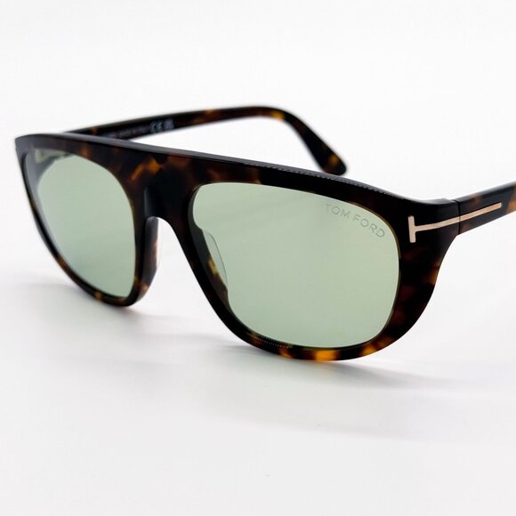 NEW TOM FORD EDWARD-02 TF1002 52N SUNGLASSES FT1002/S 52N UNISEX HAVANA EYEWEAR - Picture 6 of 9